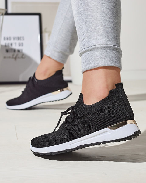Černá tkaná sportovní obuv pro ženy Ferroni - Obuv