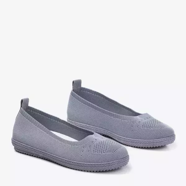 OUTLET Šedé dámské slip-on tenisky Vlora - Obuv