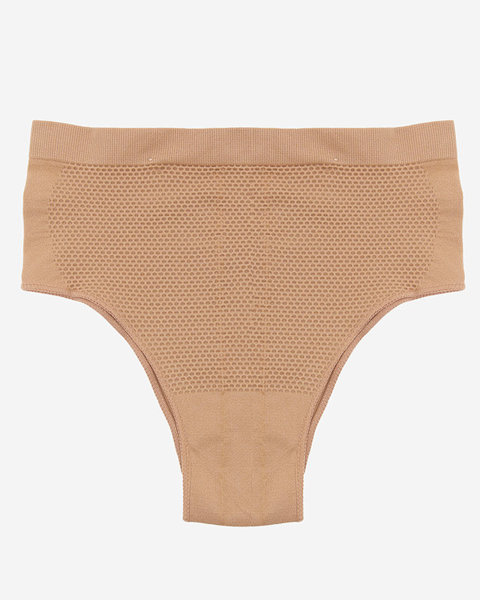 Světle hnědé dámské tvarové kalhotky - Spodní prádlo