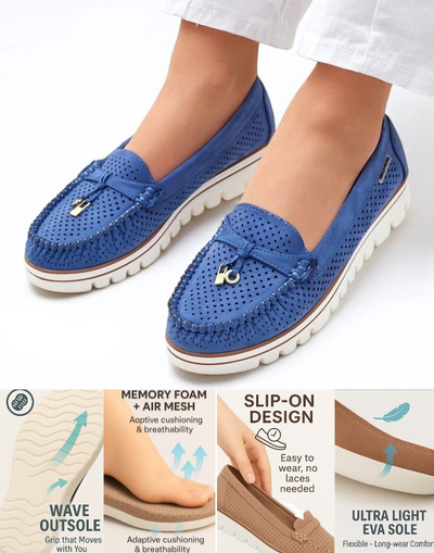 Royalfashion Dámské mokasíny Elissas s vykrojením