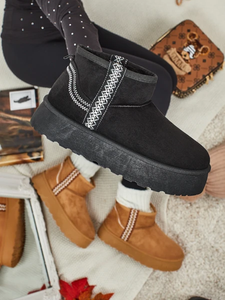 Krátké boty a'la sněhule dámské Pravel