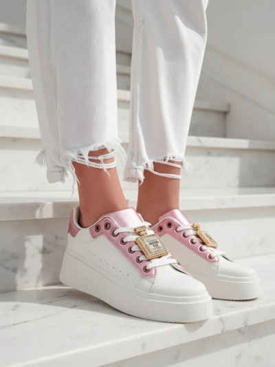 Moderna Eleganza Zlatá Dámská Obuv