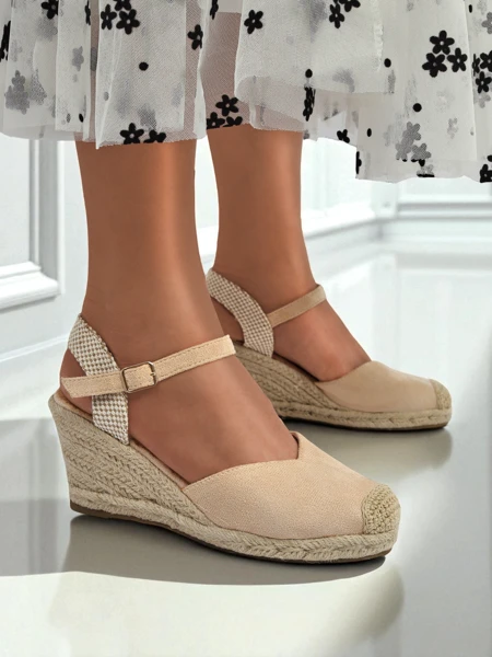 Royalfashion Dámské sandály na klínku Solara Espadrilles