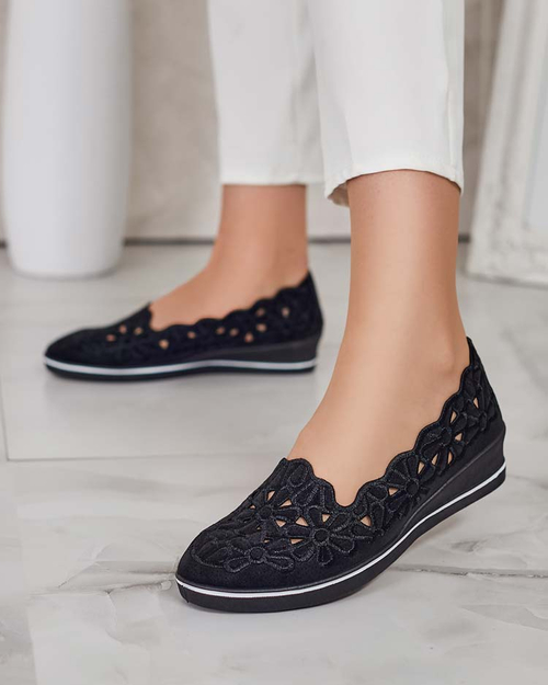 Royalfashion Жіночі напівчеревики на низьких підборах Dellio