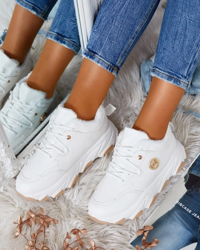 Royalfashion Dámské zateplené tenisky Caromi