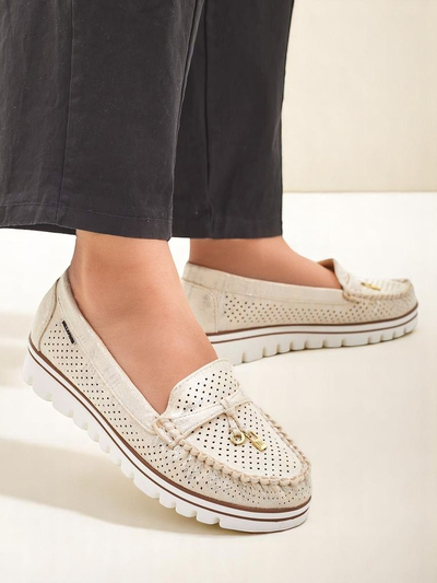 Royalfashion Жіночі перфоровані мокасини Elissas