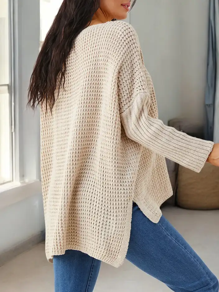 Royalfashion Dámský akrylový pletený svetr s texty