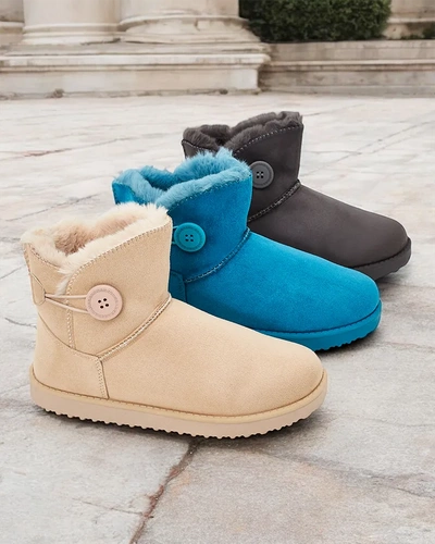 Royalfashion Dámské krátké boty a'la snow boots Malla