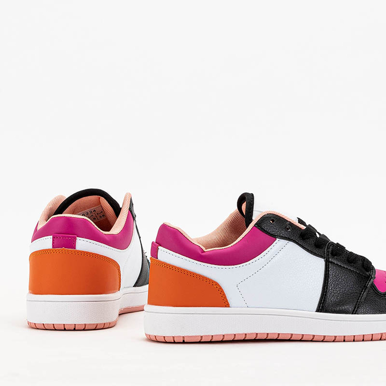 Fuchsiová a černá dámská sportovní obuv Pinocco - Obuv