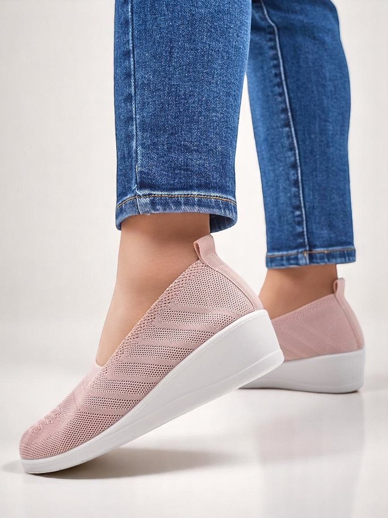 Royalfashion Dámské mokasíny na nízkém klínu Epoles