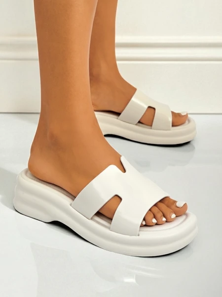 Royalfashion Dámské pantofle na silnější podrážce Nova Gloss