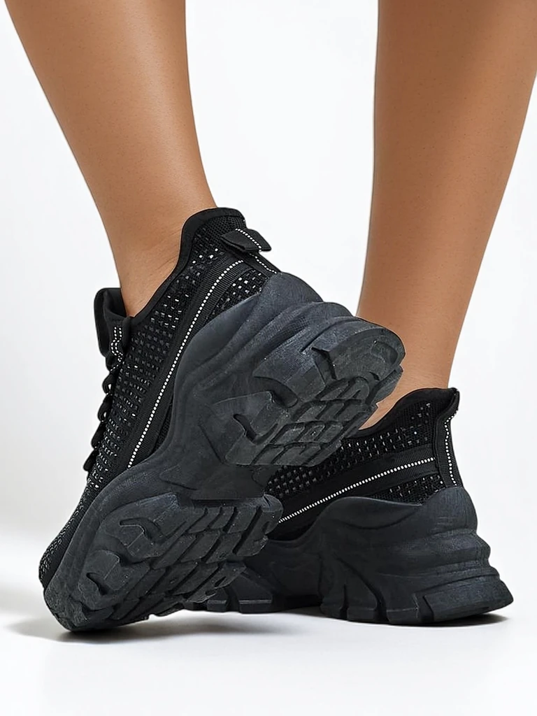 Royalfashion Dámské sportovní tenisky s kamínky Blysco