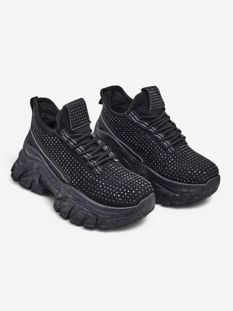 Royalfashion Dámské sportovní tenisky s kamínky Blysco