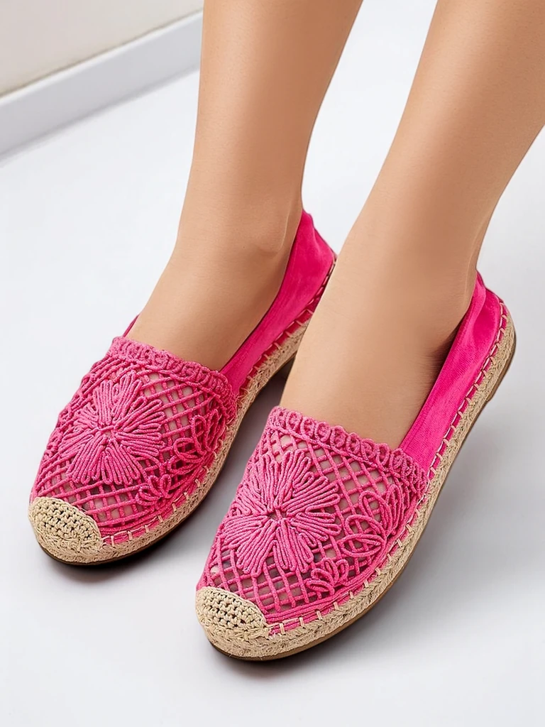 Royalfashion Dámské perforované espadrilky Verela