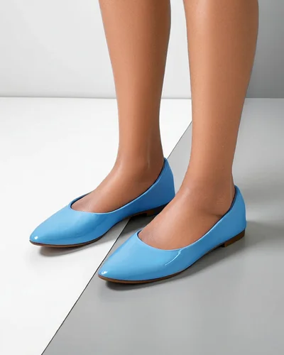 Royalfashion Dámské lakované baleríny Aramiese