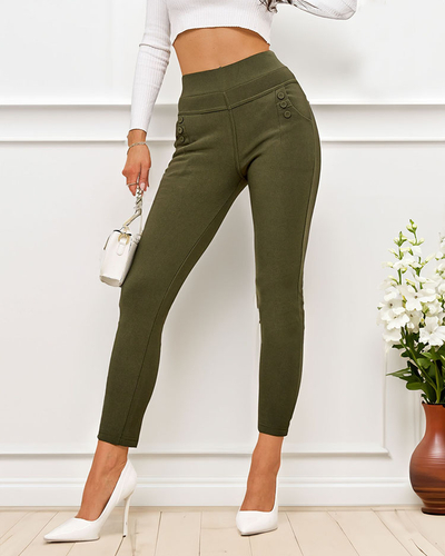 Royalfashion Dámské zateplené teggings kalhoty