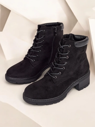 Royalfashion Dámské šněrovací kotníkové boty Esio