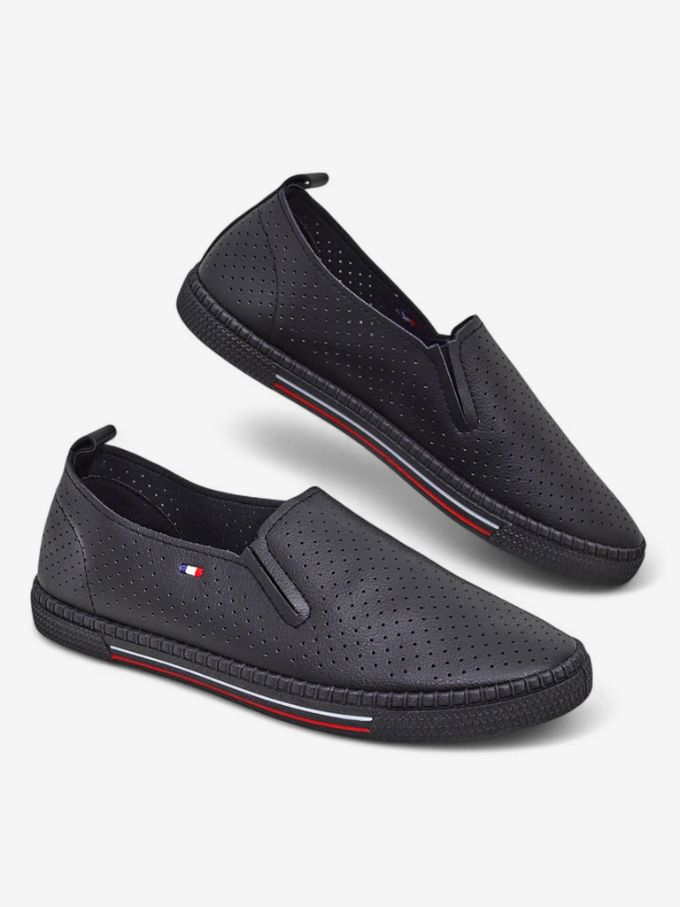 Royalfashion Dámské perforované nazouvací boty Vielles