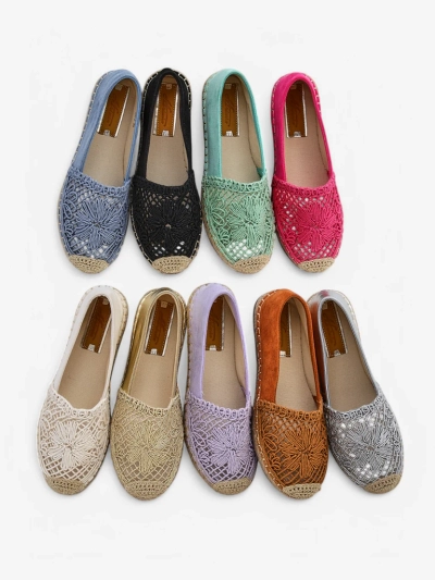 Royalfashion Dámské perforované espadrilky Verela