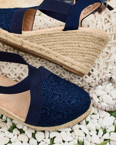 Royalfashion Dámské espadrilky Oleqa na podpatku