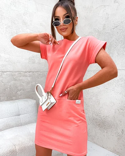 Royalfashion Жіноча сукня з бавовняної тканини