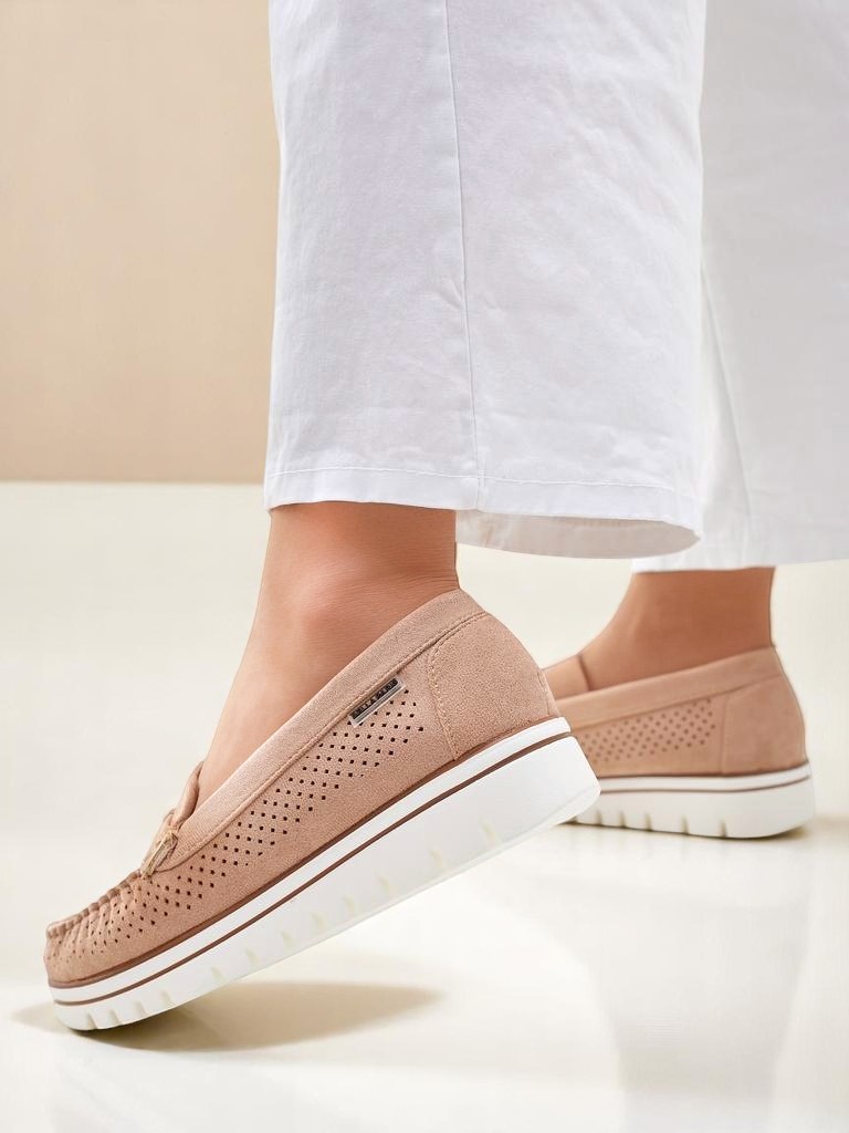 Royalfashion Dámské perforované mokasíny Elissas