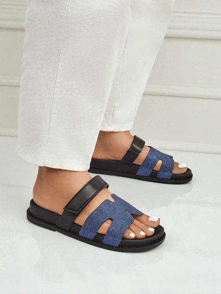 Royalfashion Dámské pantofle z eko kůže FlexiComfi