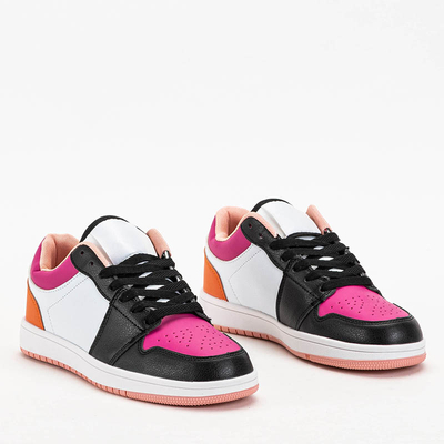 Fuchsiová a černá dámská sportovní obuv Pinocco - Obuv