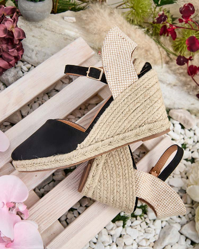 Royalfashion Dámské espadrilky Mosintale na podpatku