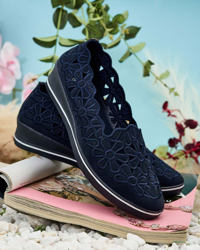 Royalfashion Жіночі напівчеревики на низьких підборах Dellio