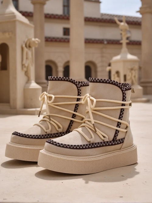 Royalfashion Жіночі зимові черевики зі шнурівкою Stozi