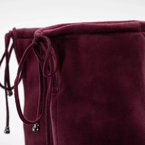 OUTLET Бордові черевики на підборах від Founi- Shoes