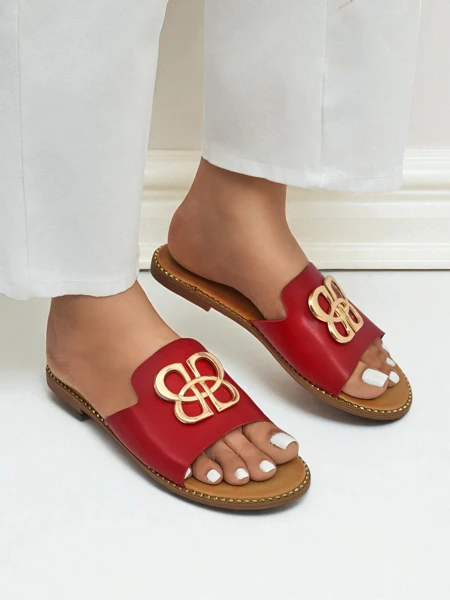 Royalfashion Dámské pantofle na ploché podrážce Heraklia