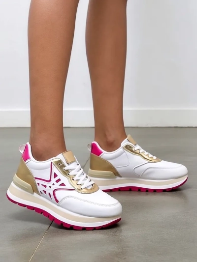 Royalfashion Dámské tenisky s třpytkami Senues