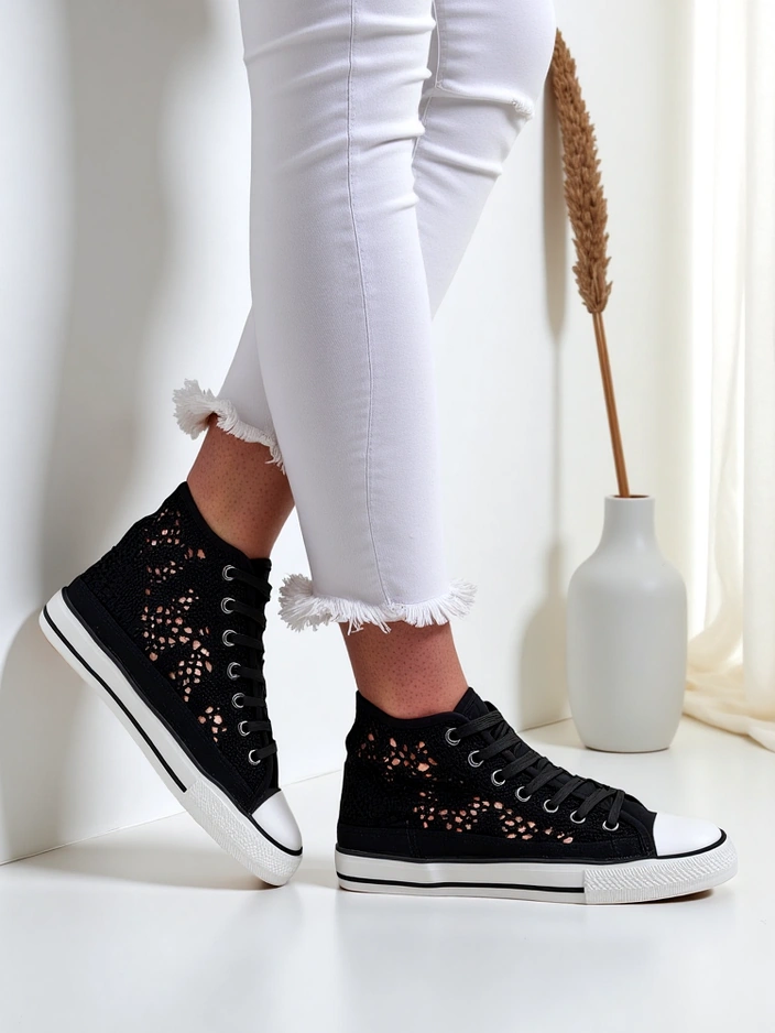 Royalfashion dámské perforované tenisky Limme