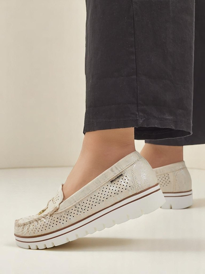 Royalfashion Жіночі перфоровані мокасини Elissas