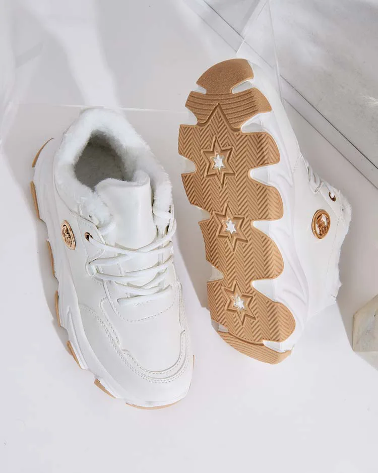 Royalfashion Dámské zateplené tenisky Caromi