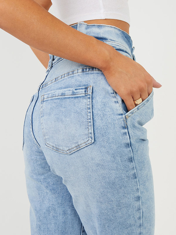 Kalhoty boyfriend džíny pro ženy - Oblečení