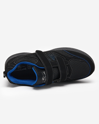 Pánské modročerné boty Beniros na suchý zip - Obuv