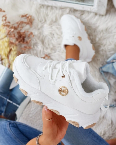 Royalfashion Dámské zateplené tenisky Caromi