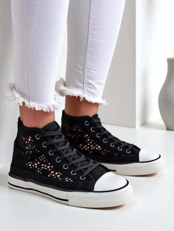 Royalfashion dámské perforované tenisky Limme