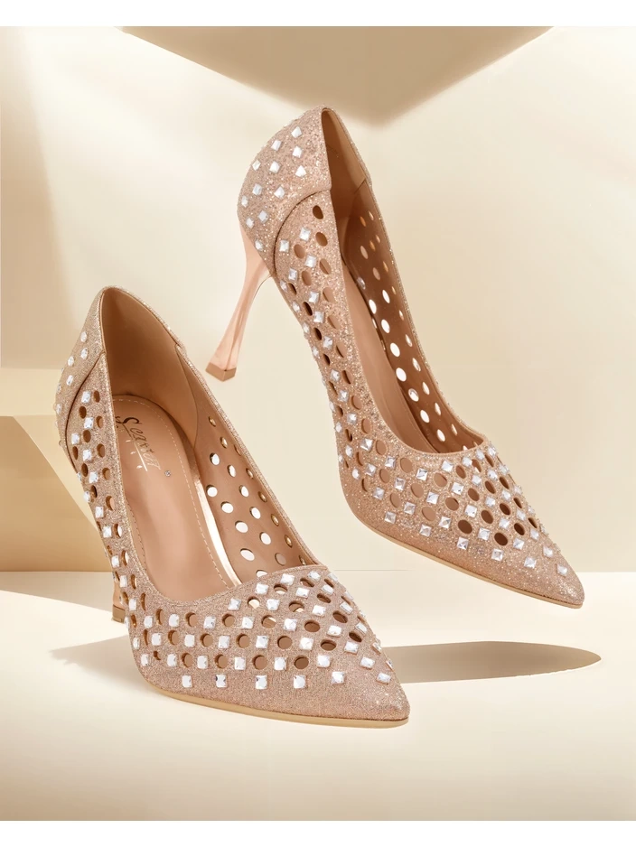 Royalfashion Dámské perforované lodičky Ecatte