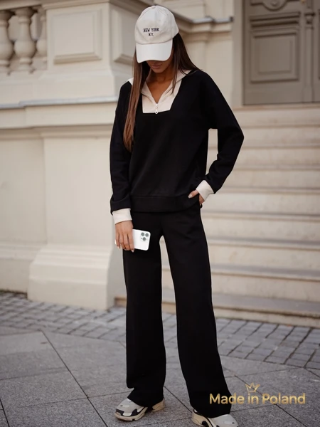 Bavlněná dámská pletená souprava Fissa