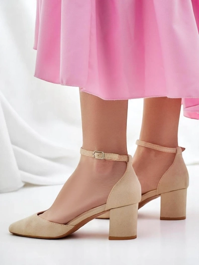 Royalfashion dámské pumps z ekologického semiše Vinoy