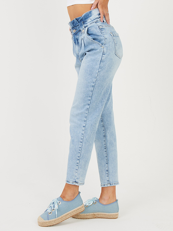 Kalhoty boyfriend džíny pro ženy - Oblečení