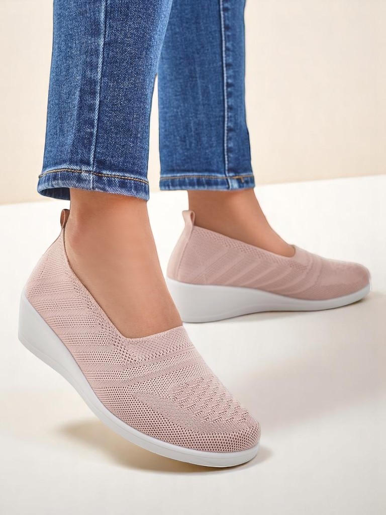 Royalfashion Dámské mokasíny na nízkém klínu Epoles