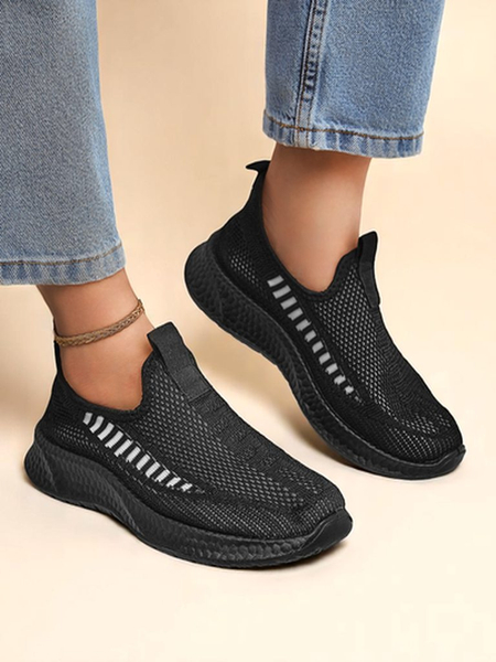 Royalfashion Dámské nazouvací sportovní boty z materiálu Sport Slip-On