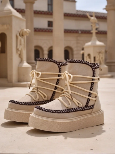 Royalfashion Жіночі зимові черевики зі шнурівкою Stozi