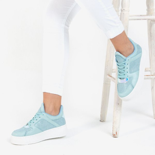 Синє спортивне взуття на платформі Salsa - Взуття 1