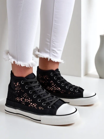 Royalfashion dámské perforované tenisky Limme